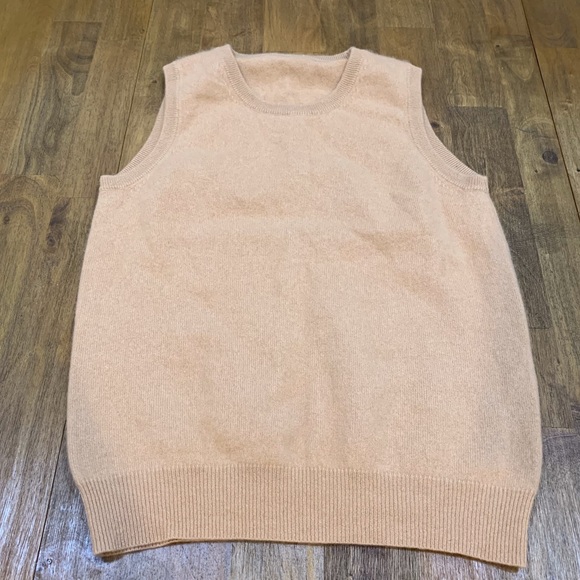 tan sweater vest womens